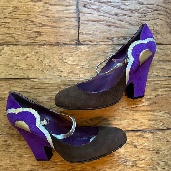 Marc Jacob Rounded Heels - Art Deco Pop - Picture 3 of 7